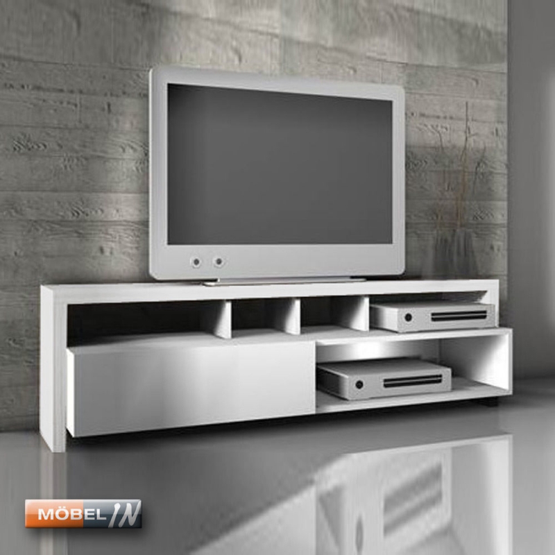 TV-Bank Mediabank Lowboard Mediaschrank Sideboard Kommode Ablage Wei& TV-Bank Mediabank Lowboard Mediaschrank Sideboard Kommode Ablage Wei&