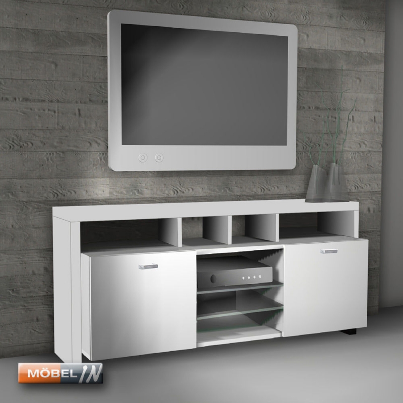 TV-Bank Mediaschrank Sideboard Regal Lowboard Kommode Ablage Wei&szli TV-Bank Mediaschrank Sideboard Regal Lowboard Kommode Ablage Wei&szli